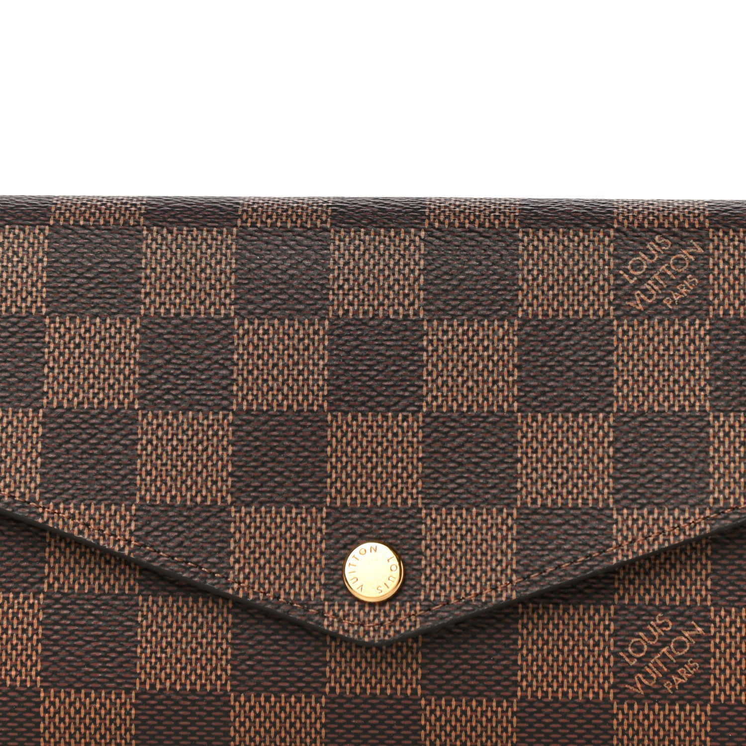 Louis Vuitton Damier Ebene Sarah Wallet NM 7 of 10