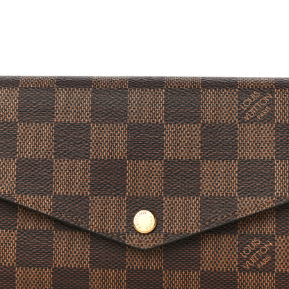 Louis Vuitton Damier Ebene Sarah Wallet NM 7 of 10