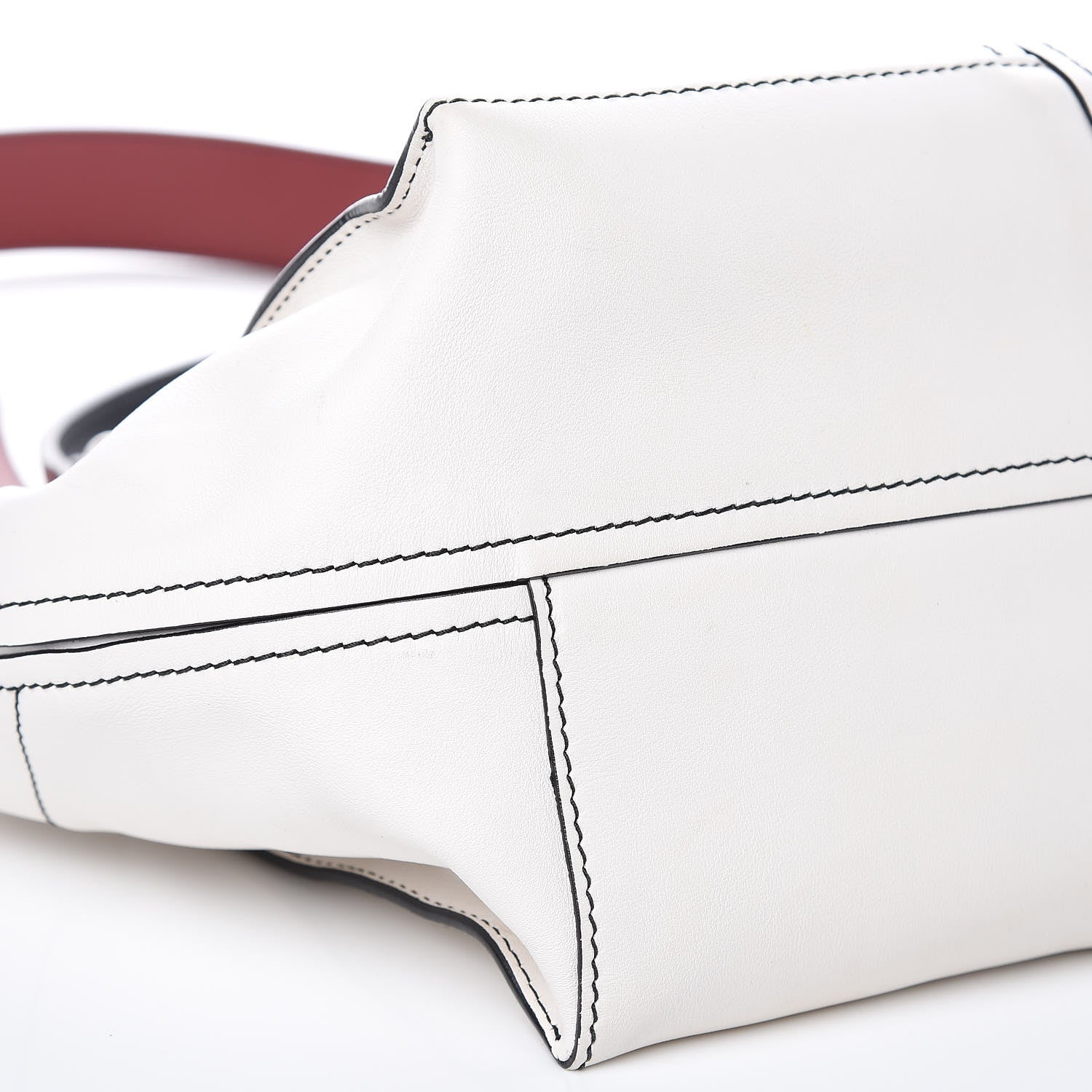 Proenza Schouler Calfskin Curl Satchel Optic White 10 of 12