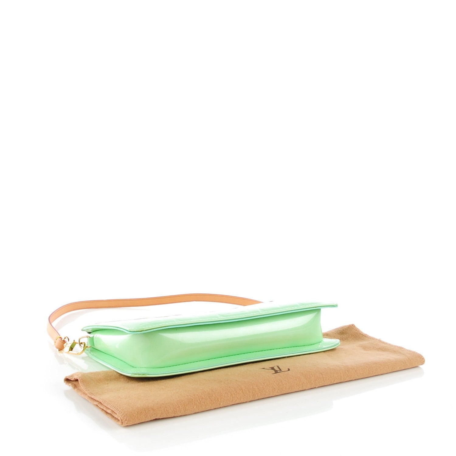 Louis Vuitton Vernis Lexington Pochette Peppermint 4 of 8