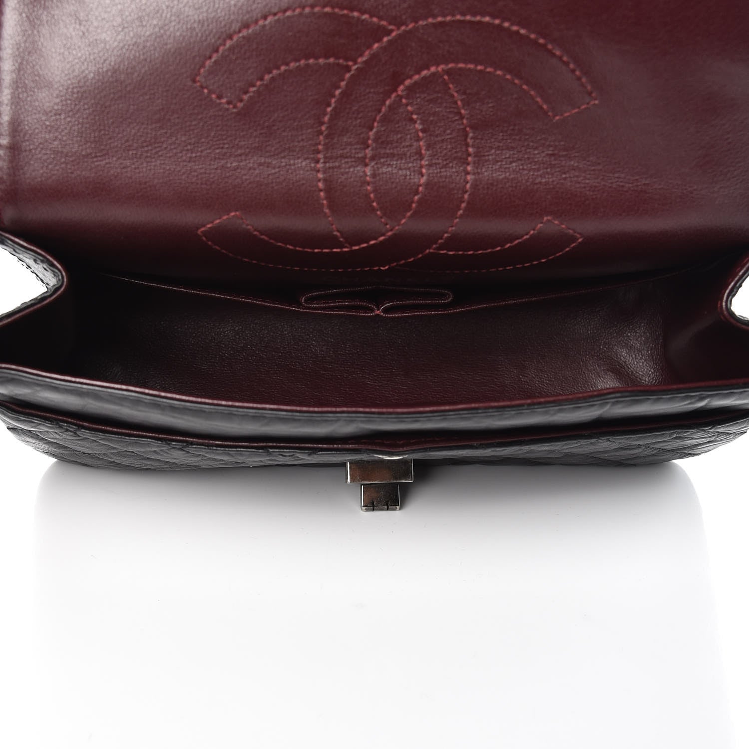 Chanel Aged Calfskin Quilted 2.55 Reissue 225 Flap Black 6 of 8