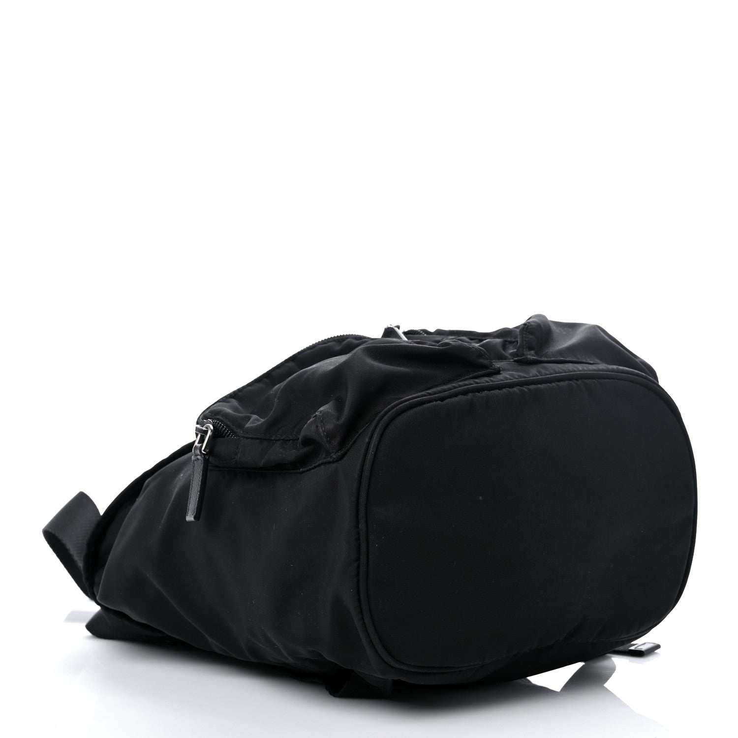 PRADA バック Prada Tessuto Nylon Vela Small Double Buckle Backpack Black
