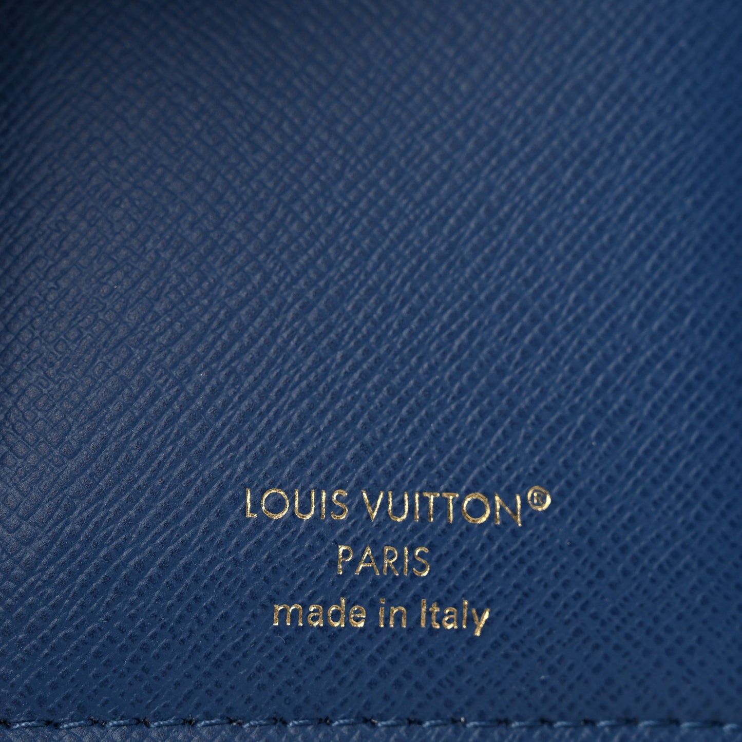 Denim Monogram Jacquard Victorine Wallet Blue