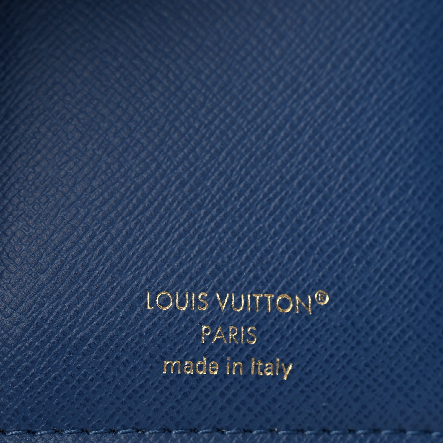 Louis Vuitton Denim Monogram Jacquard Victorine Wallet Blue 6 of 7