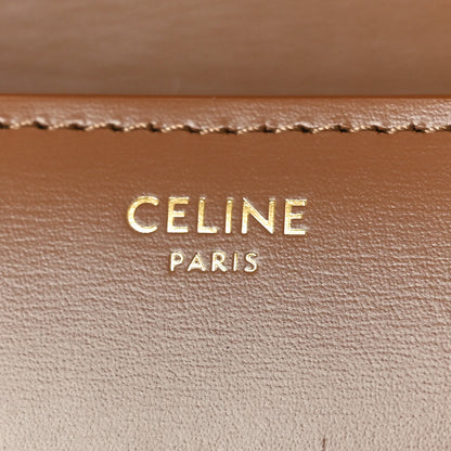 Celine Shiny Calfskin Teen Triomphe Bronze 6 of 9