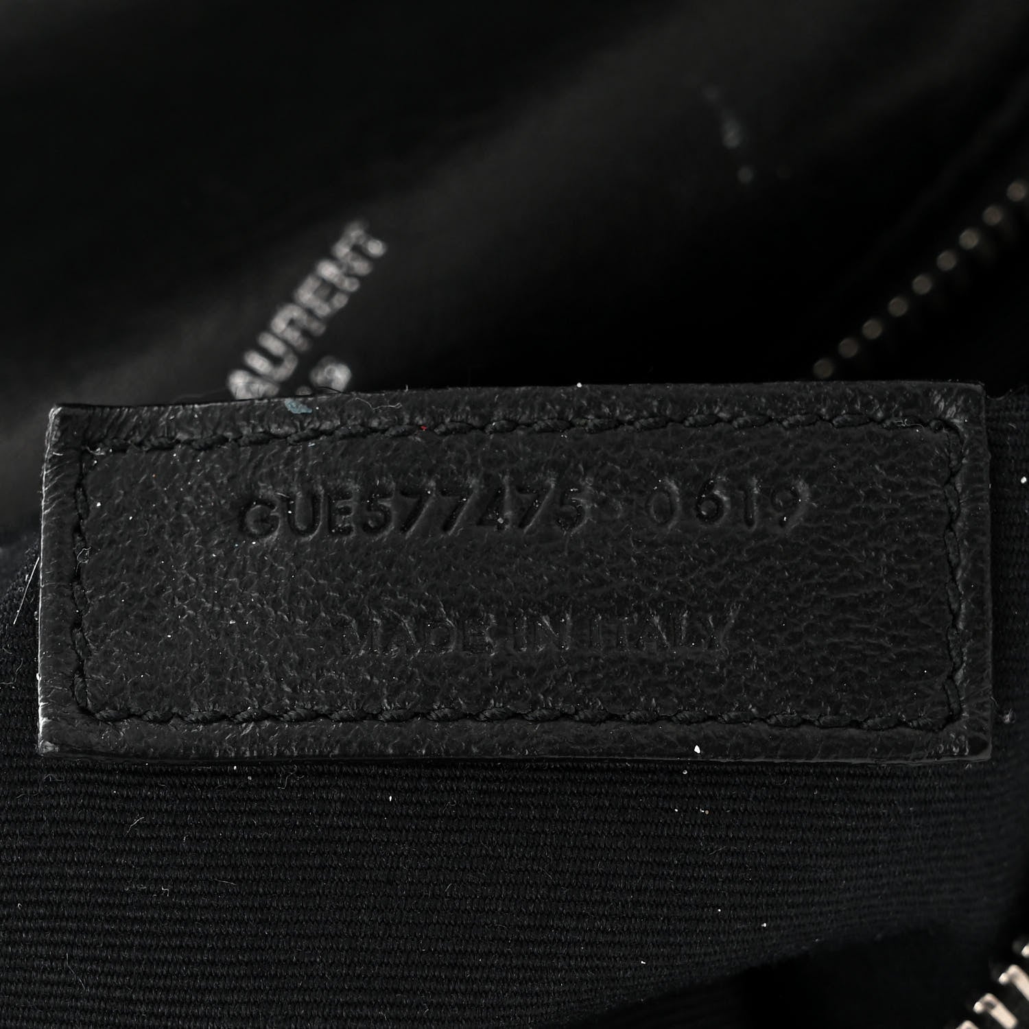 Saint Laurent Lambskin Quilted Medium Loulou Puffer Monogram Chain Satchel Black 7 of 10