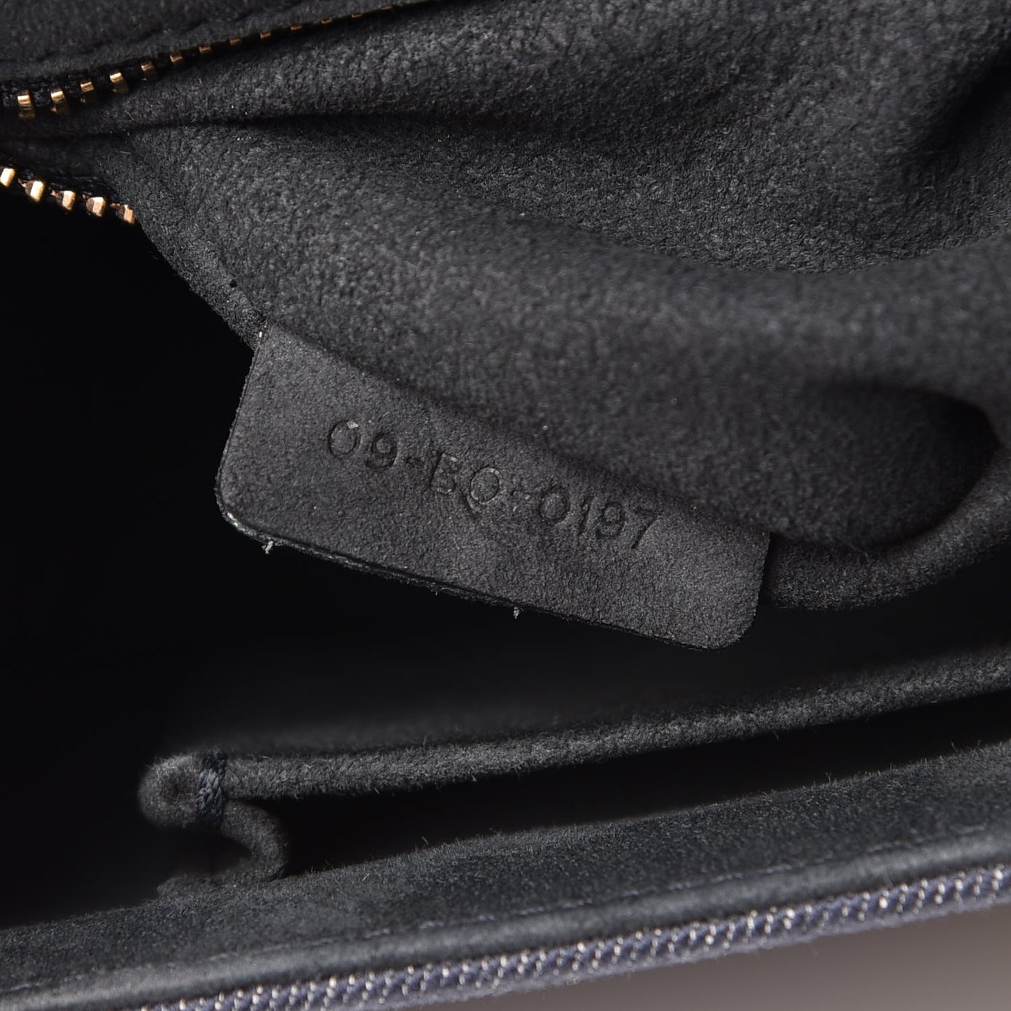 Denim Studded Medium Diorama Flap Bag Blue