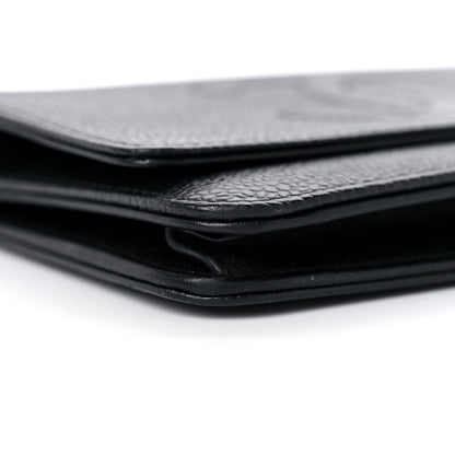 Chanel Caviar Timeless CC Wallet on Chain WOC Black 9 of 10
