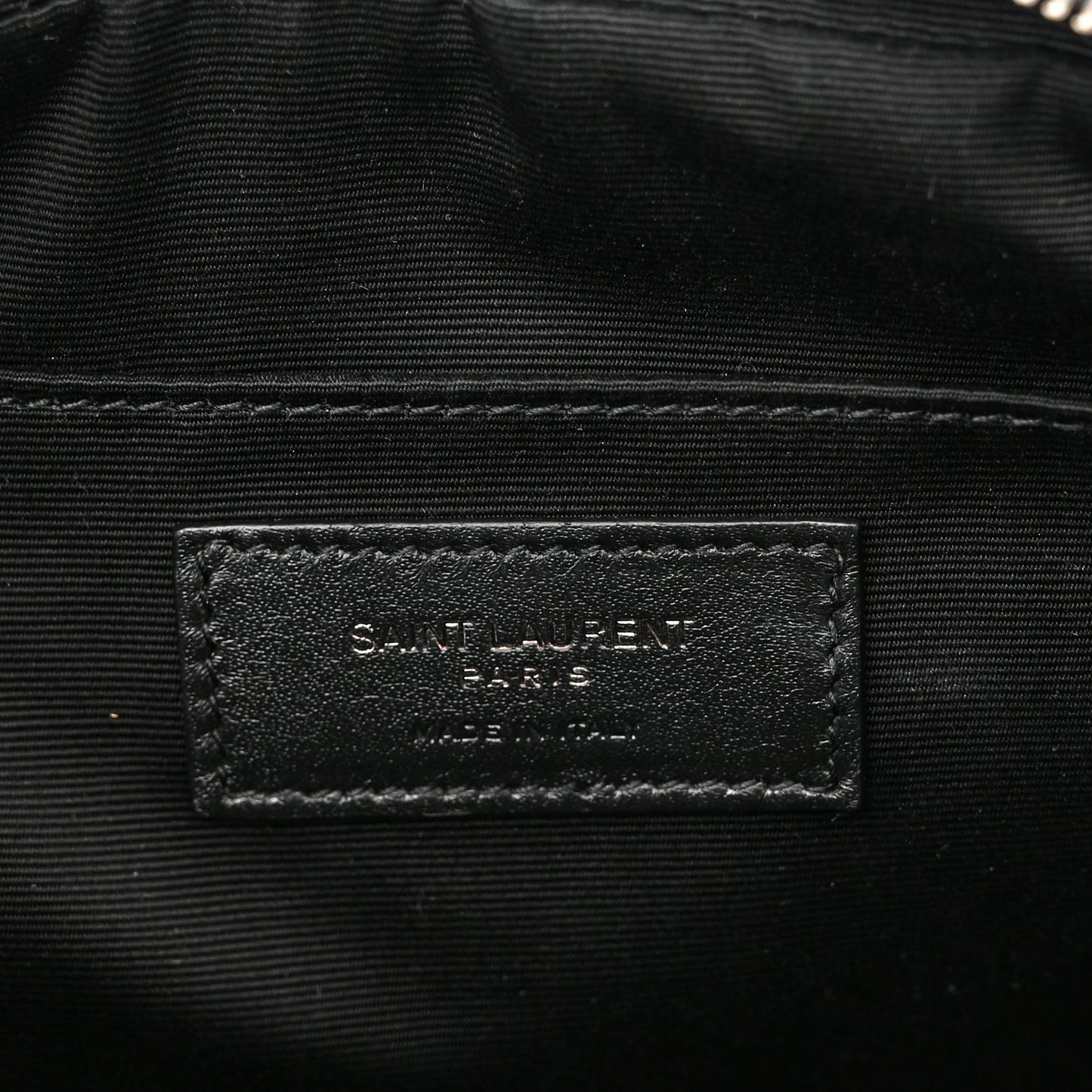 Calfskin Matelasse Monogram Lou Camera Bag Black