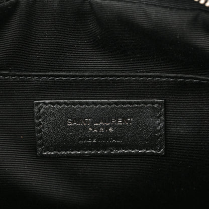 Saint Laurent Calfskin Matelasse Monogram Lou Camera Bag Black 6 of 10