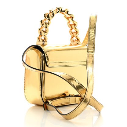 Versace Metallic Calfskin Mini La Medusa Bag Gold 3 of 12
