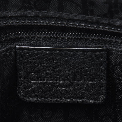 Christian Dior Calfskin Logo Charms Boston Black 5 of 21