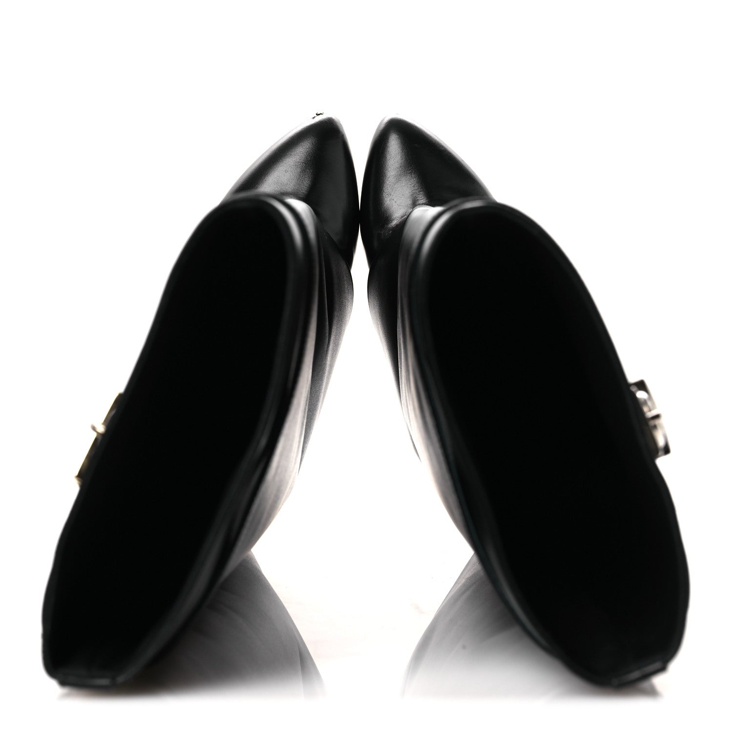 Givenchy Calfskin Shark Lock Pant Boots 36 Black 2 of 14