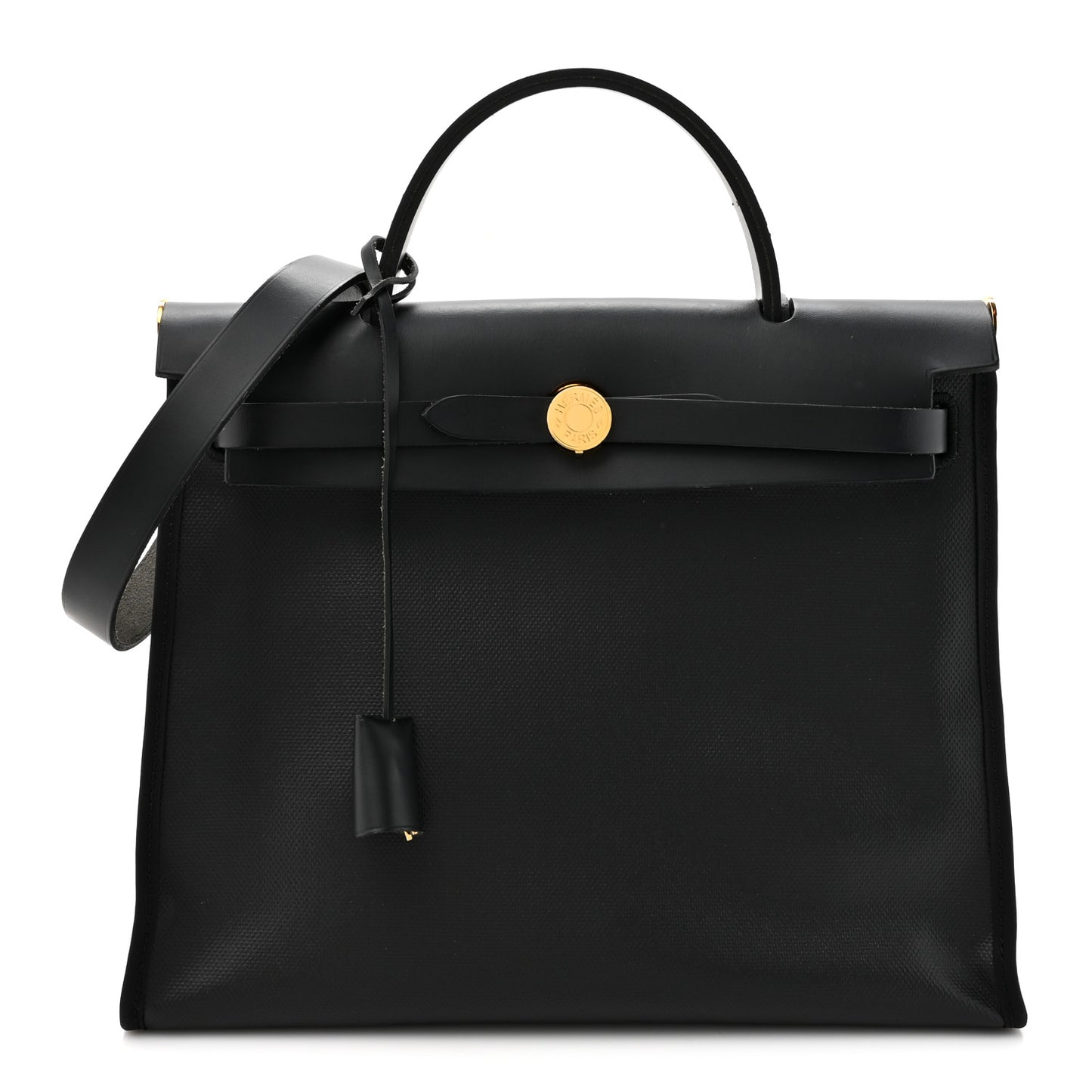 Toile H Berline Vache Hunter Herbag Zip PM 31 Black Ecru