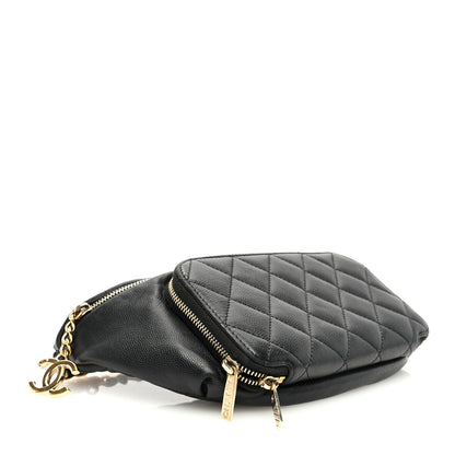 Chanel Caviar Quilted Business Affinity Waist Belt Bag Black 4 of 10