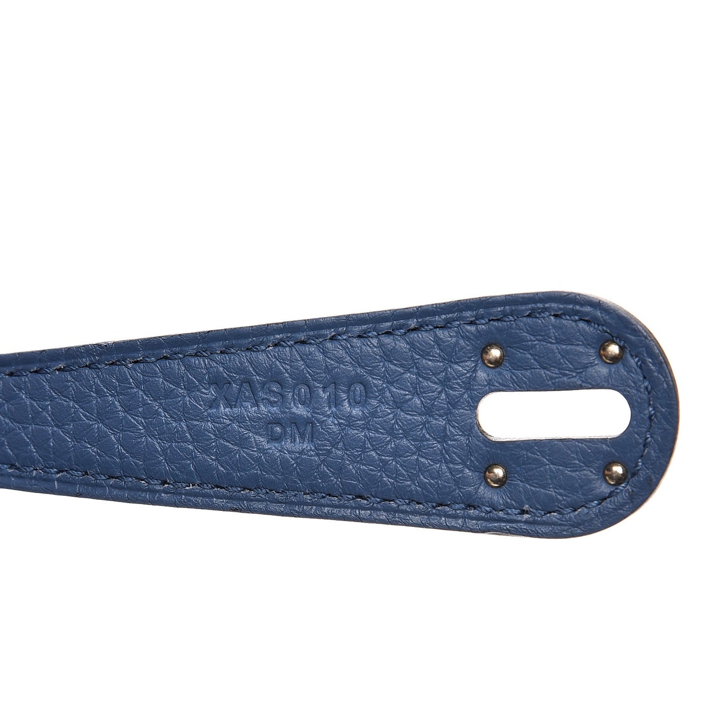 Taurillon Clemence Verso Lindy 30 Bleu Agate Gris Mouette