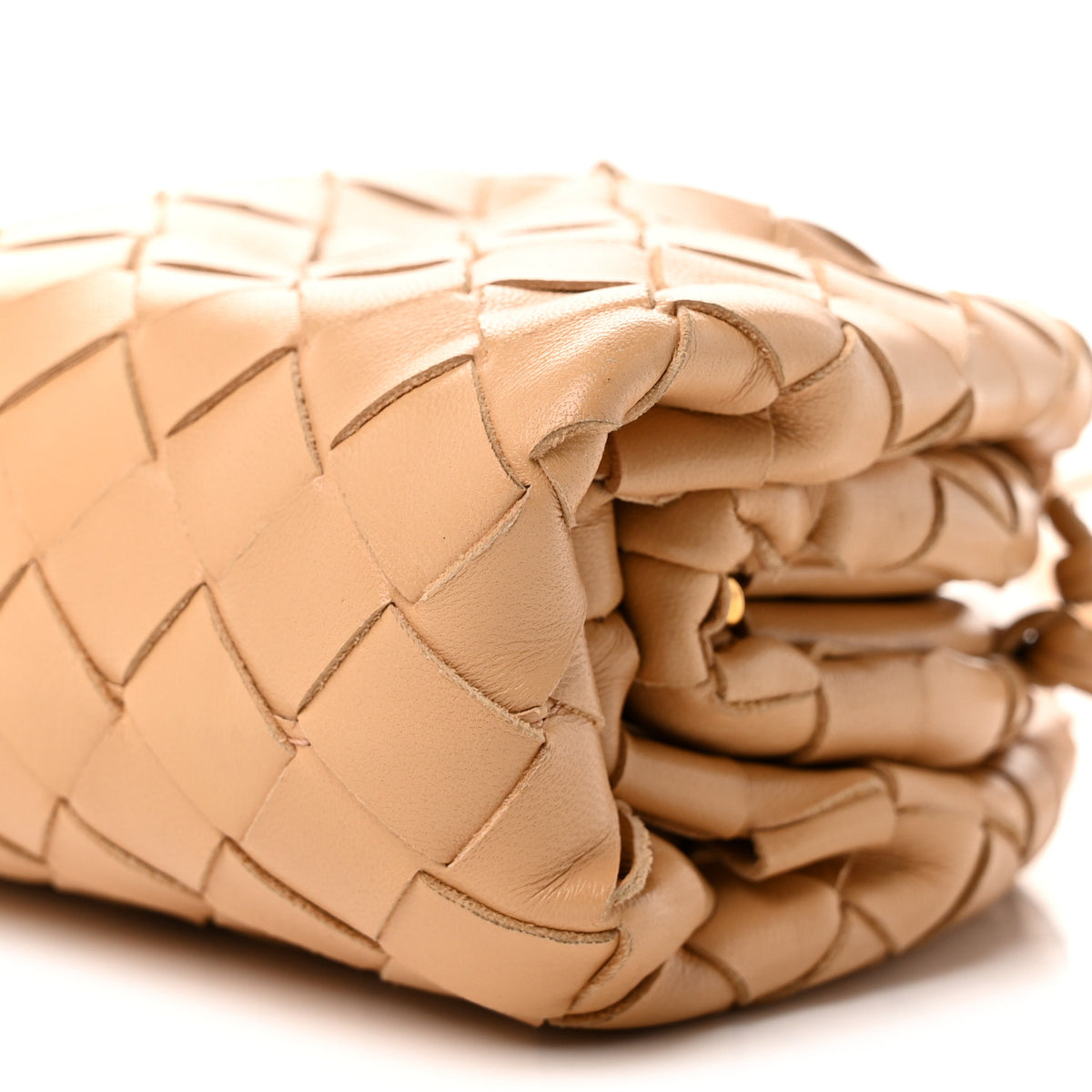 Nappa Intrecciato The Mini Pouch Almond
