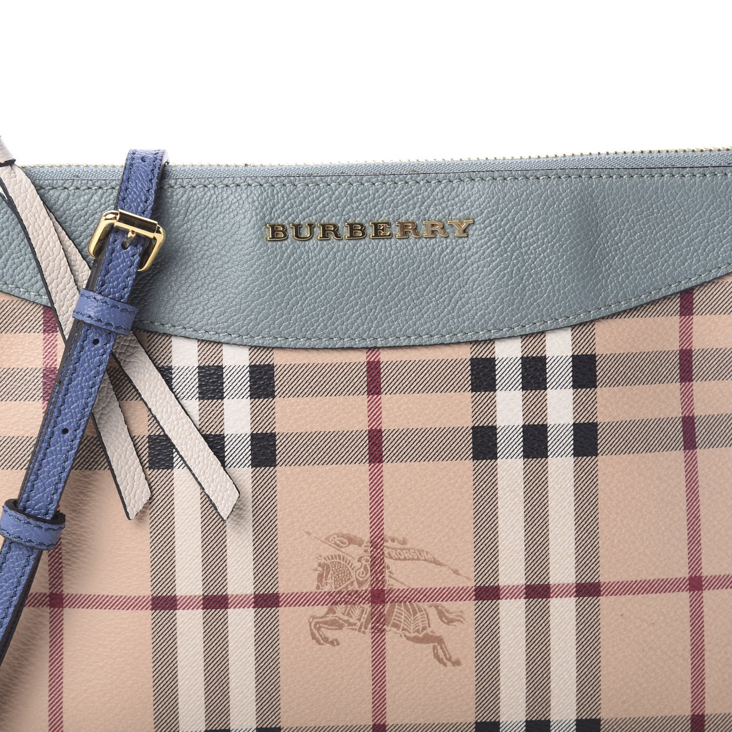 Haymarket Check Derby Peyton Crossbody Clutch Bag Eucalyptus Green