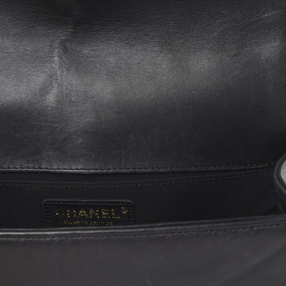 Chanel Calfskin Quilted Medium Boy Flap Black 12 of 20