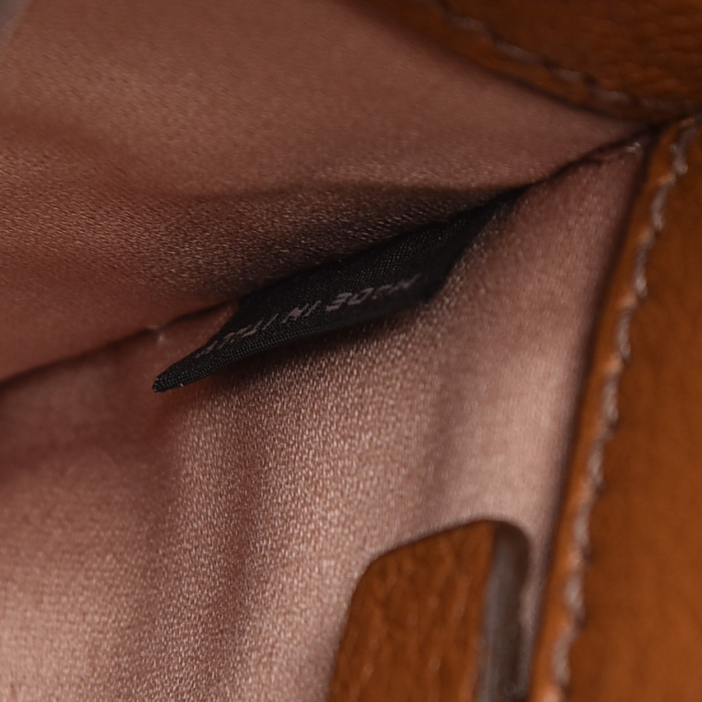 Goatskin Madras Shoulder Bag Cuoio