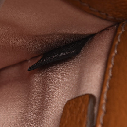 Miu Miu Goatskin Madras Shoulder Bag Cuoio 8 of 25