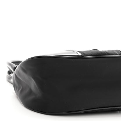 Prada Re-Nylon Spazzolato Re-Edition 2002 Moon Bag Black 8 of 9