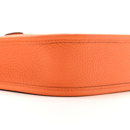 Hermes Taurillon Clemence Evelyne TPM Orange 9 of 11