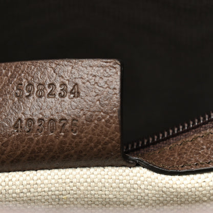 Gucci GG Supreme Monogram Web Toiletry Case Brown 9 of 11