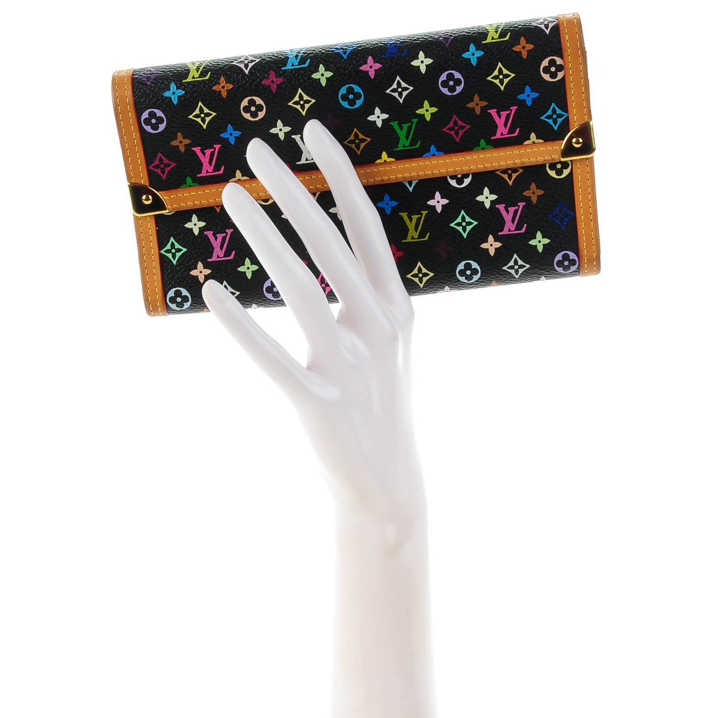 Monogram Multicolor Porte Tresor International Wallet Black