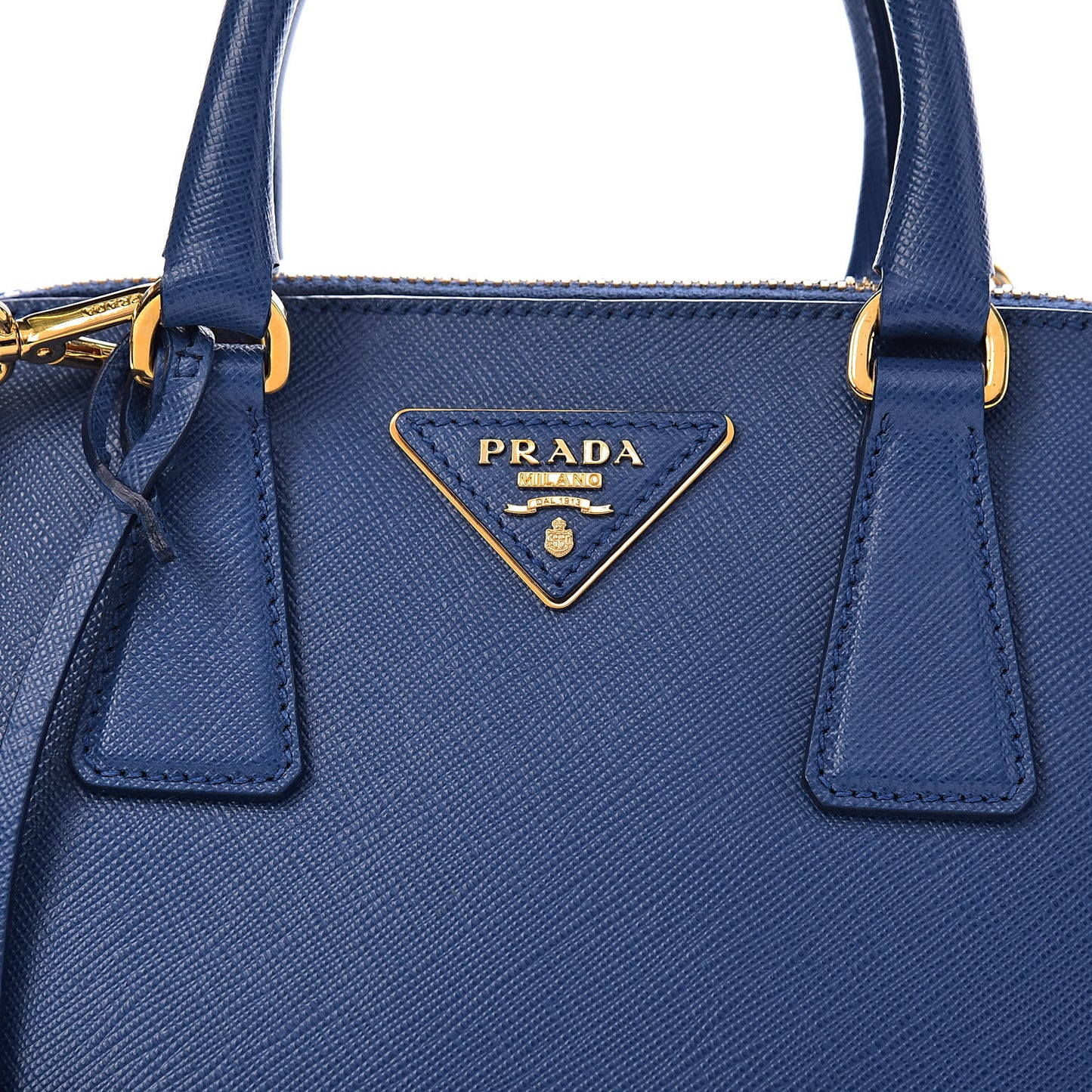Saffiano Lux Small Promenade Tote Azzurro