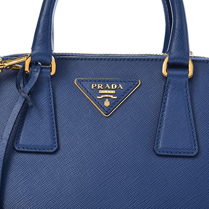 Prada Saffiano Lux Small Promenade Tote Azzurro 10 of 10