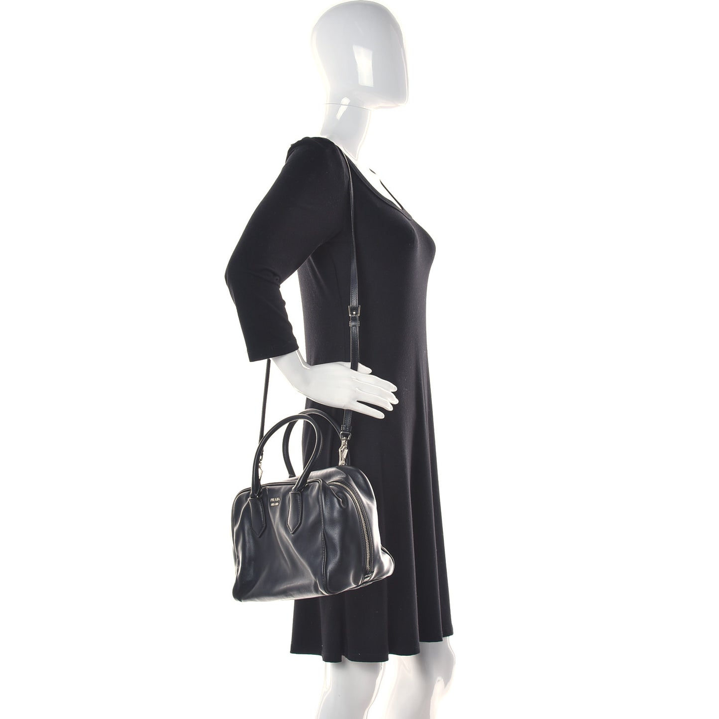 Soft Calf Large Inside Tote Nero Turches