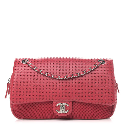Chanel Perforated Lambskin Jumbo Easy Flap Pink 1 of 10