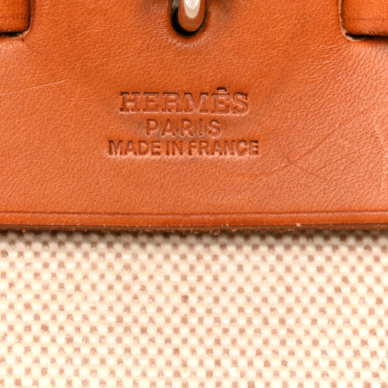 Hermes Toile Vache Calfskin Herbag 39 MM Natural 6 of 14