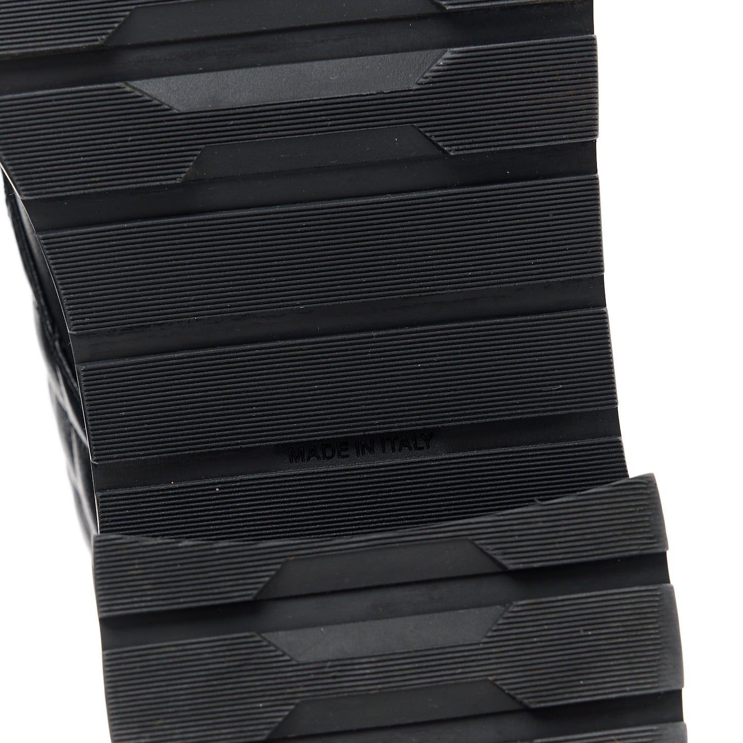 Shiny Lambskin Quilted Lace Up Combat Boots 39.5 Black