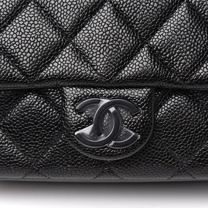Chanel Caviar Quilted Incognito Mini Square Flap Black 7 of 9