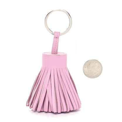 Hermes Lambskin Carmen Tassel Key Holder Mauve Sylvestre 2 of 5