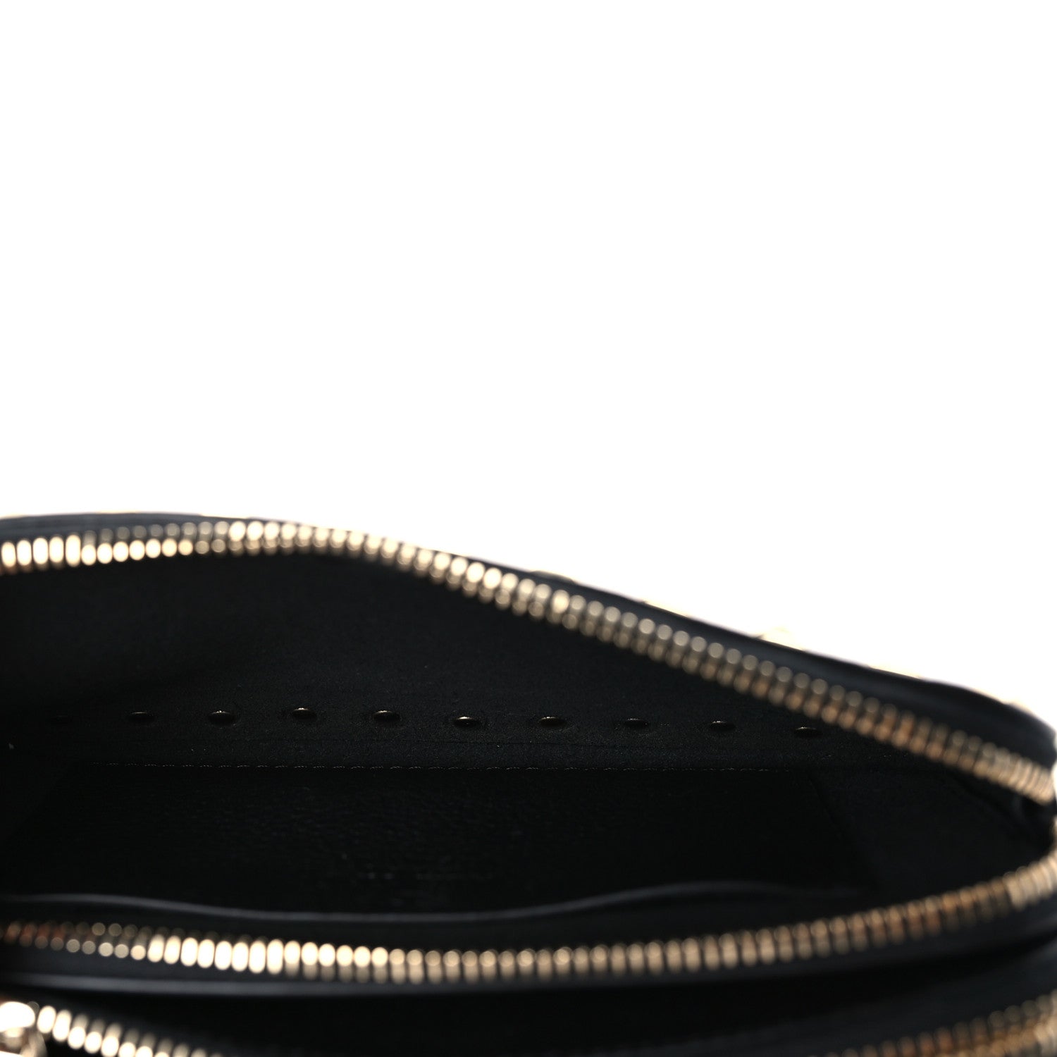 Valentino Garavani Pebbled Calfskin Rockstud Small Chain Shoulder Bag Black 5 of 10