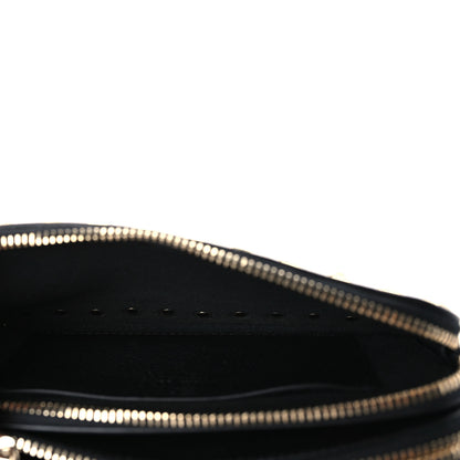 Valentino Garavani Pebbled Calfskin Rockstud Small Chain Shoulder Bag Black 5 of 10