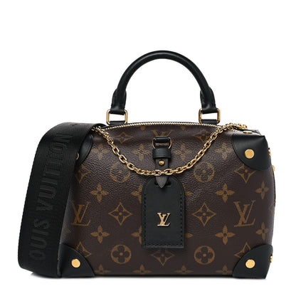 Louis Vuitton Monogram Petite Malle Souple Black 1 of 8