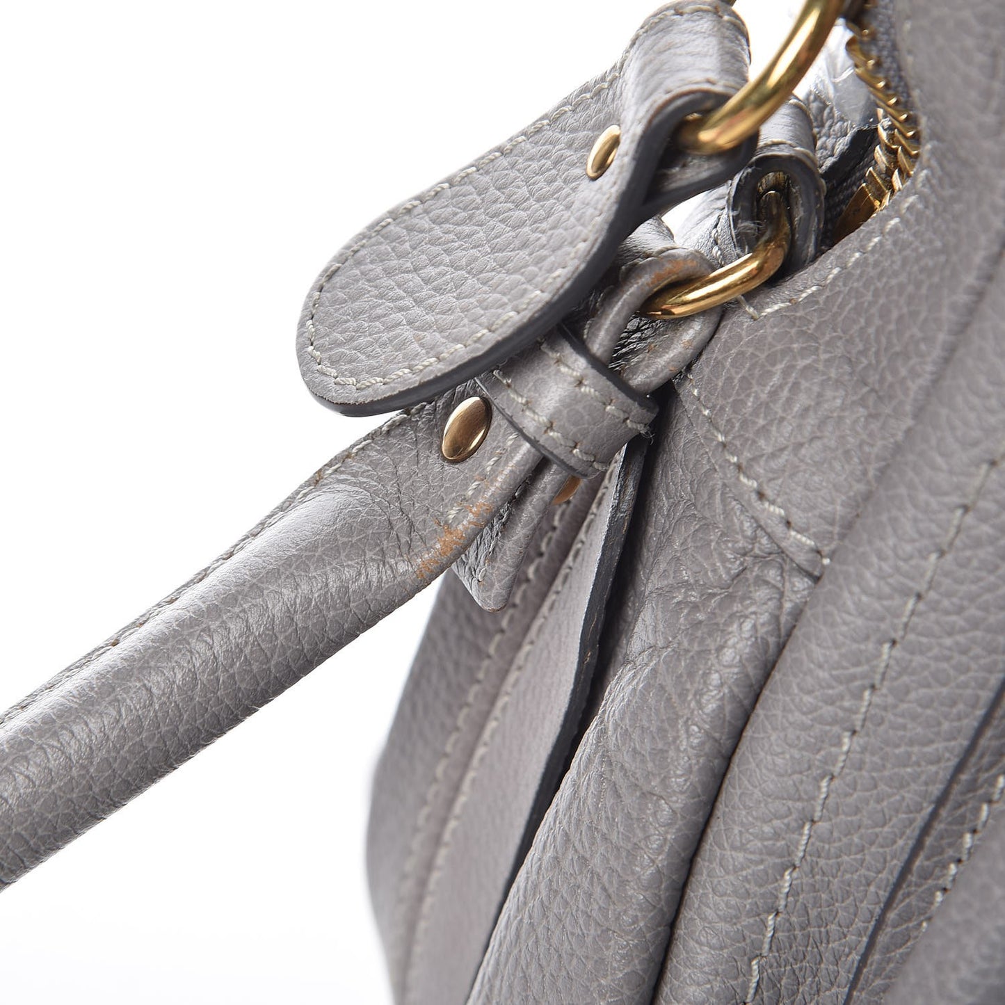 Calfskin Small Paraty Cashmere Grey