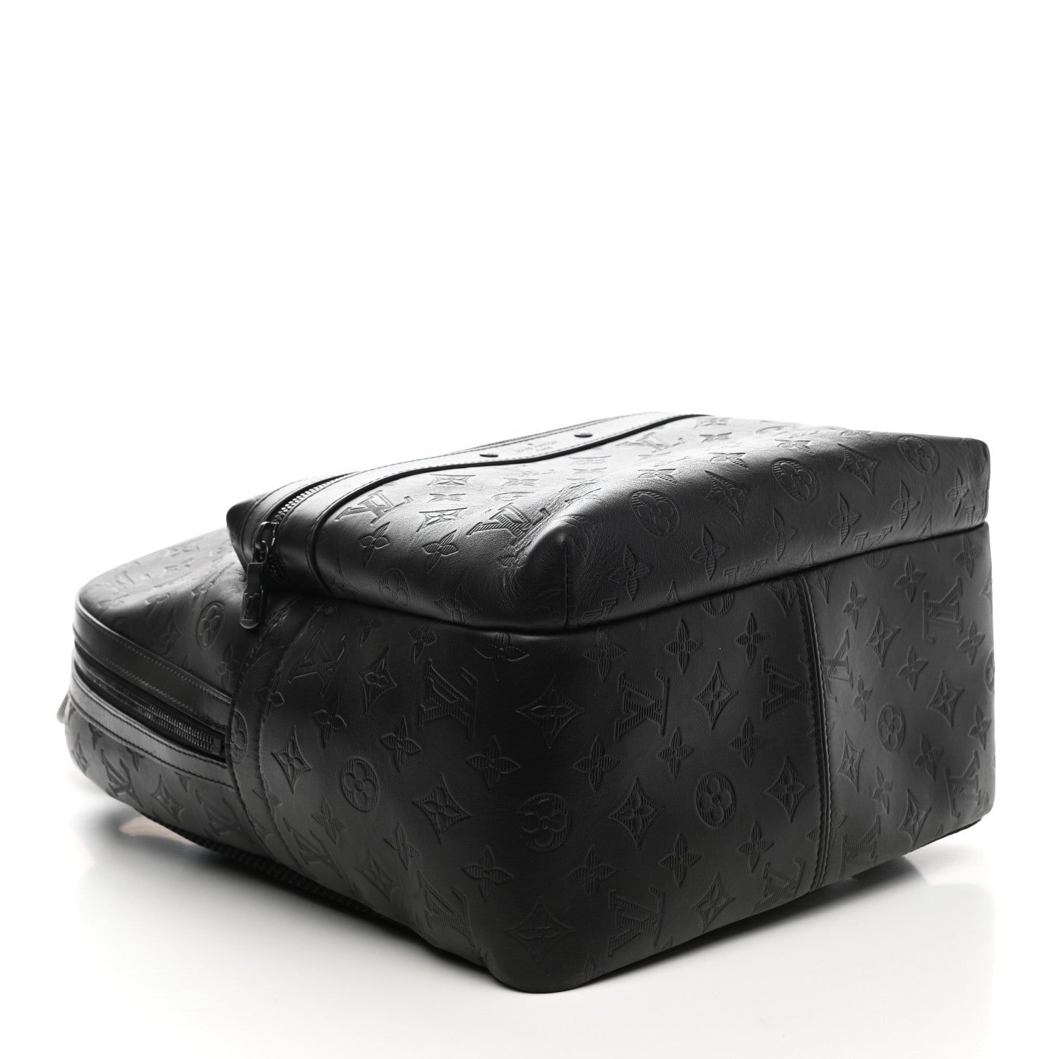 Louis Vuitton Calfskin Monogram Shadow Sprinter Backpack Black 4 of 10