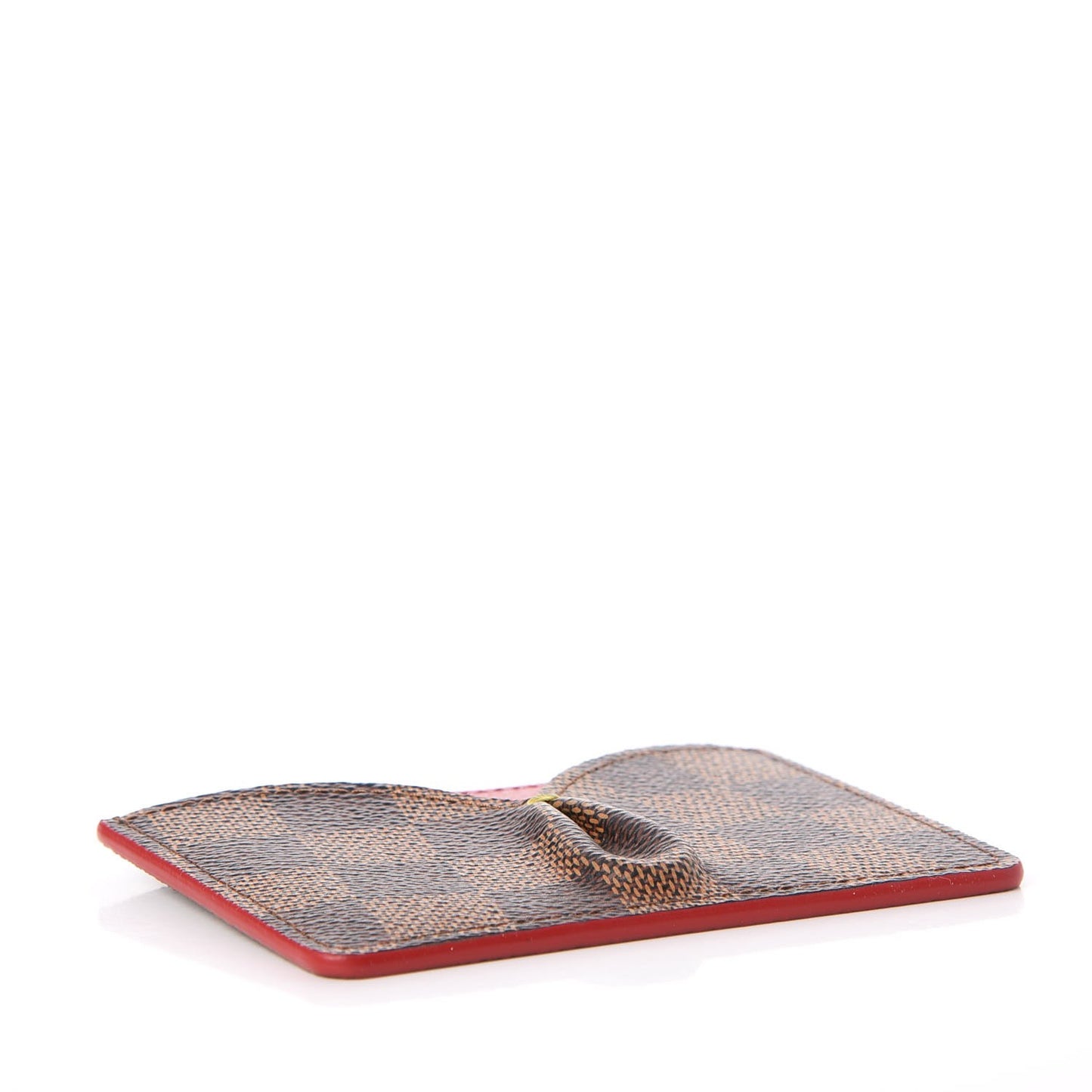 Damier Ebene Caissa Card Holder Cherry