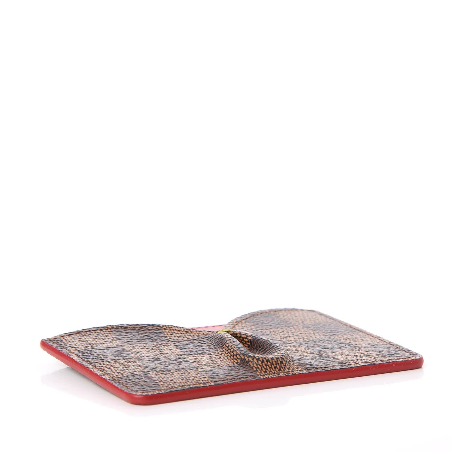Louis Vuitton Damier Ebene Caissa Card Holder Cherry 4 of 8