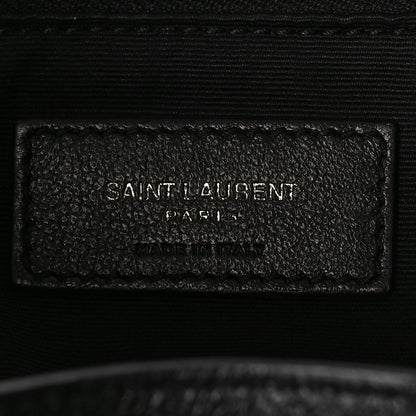 Saint Laurent Crinkled Calfskin Matelasse Monogram Medium Niki Chain Satchel Dirty White 7 of 15