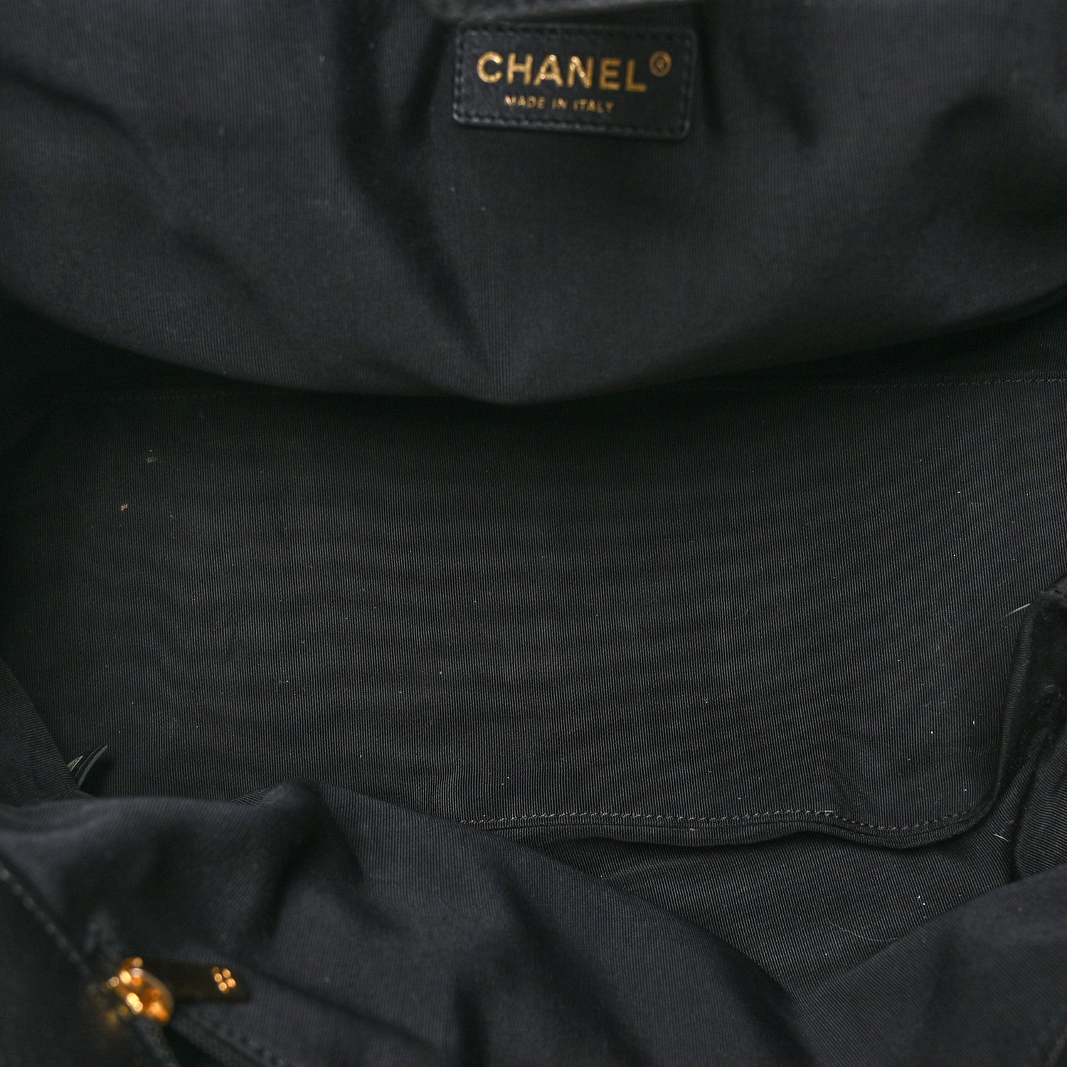 Chanel Calfskin Cerf Executive Shopper Tote Black 5 of 11