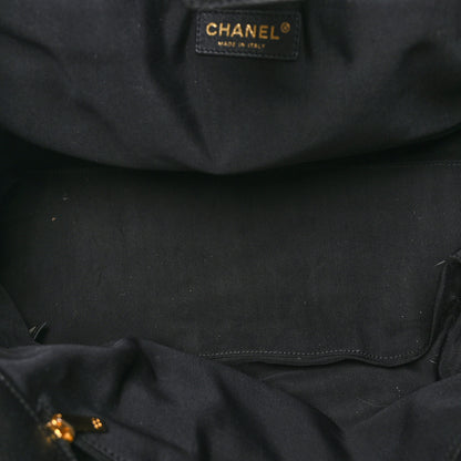 Chanel Calfskin Cerf Executive Shopper Tote Black 5 of 11