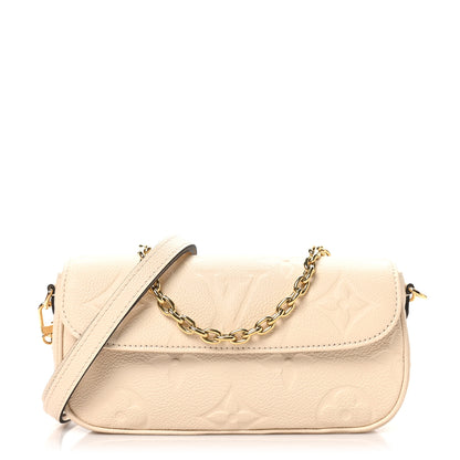 Louis Vuitton Empreinte Monogram Giant Ivy Wallet On Chain Cream 1 of 9