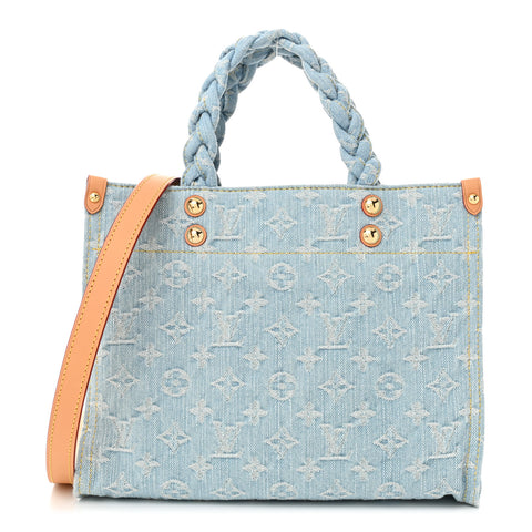 Monogram Washed Denim Let Go PM Sky Blue