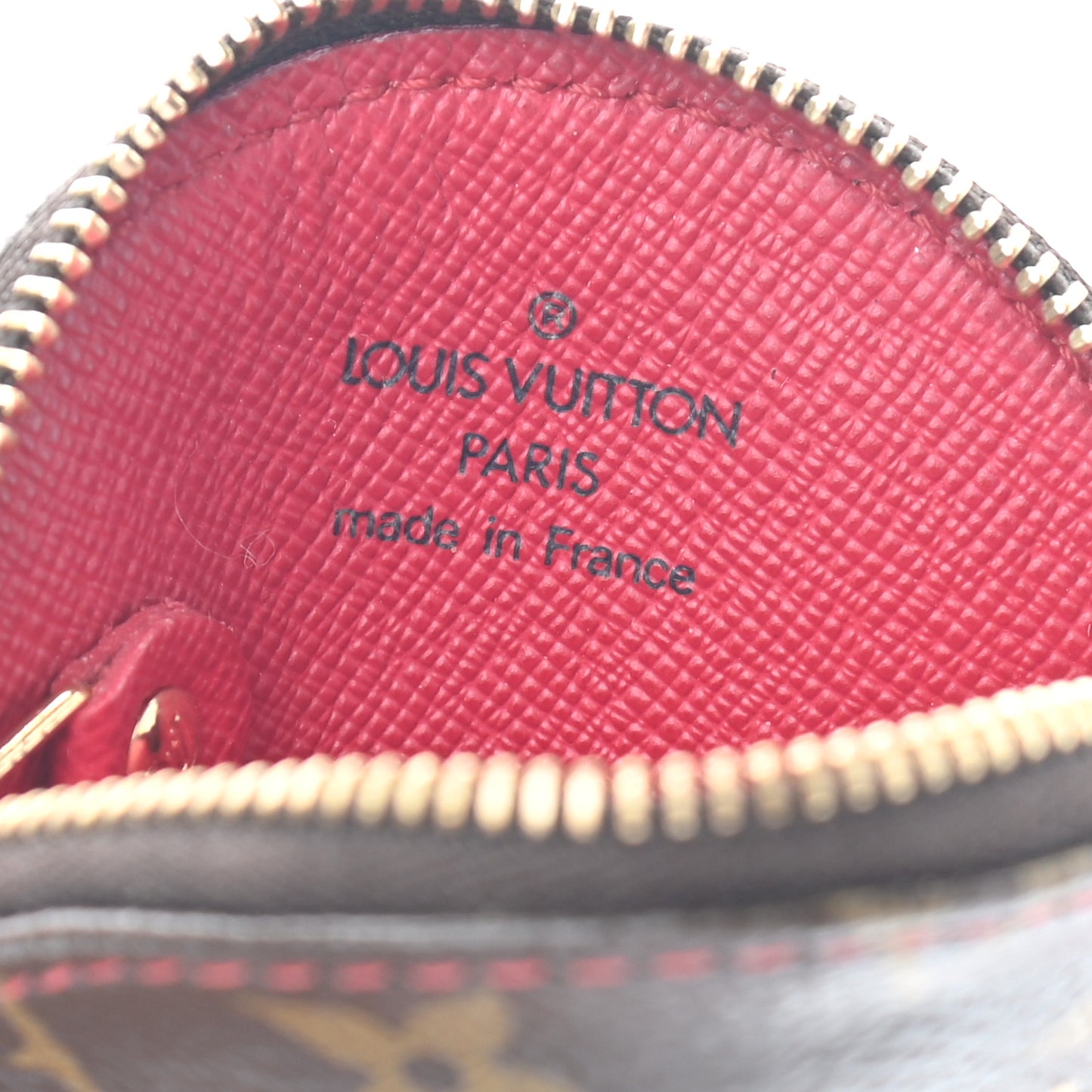 Monogram Cerises Round Coin Purse